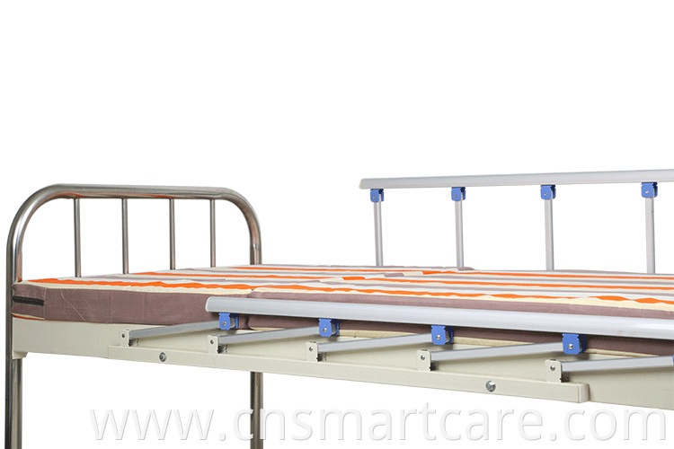 Disabled Nursing Manual Adjustable Metal Home Care Bed With Toilet